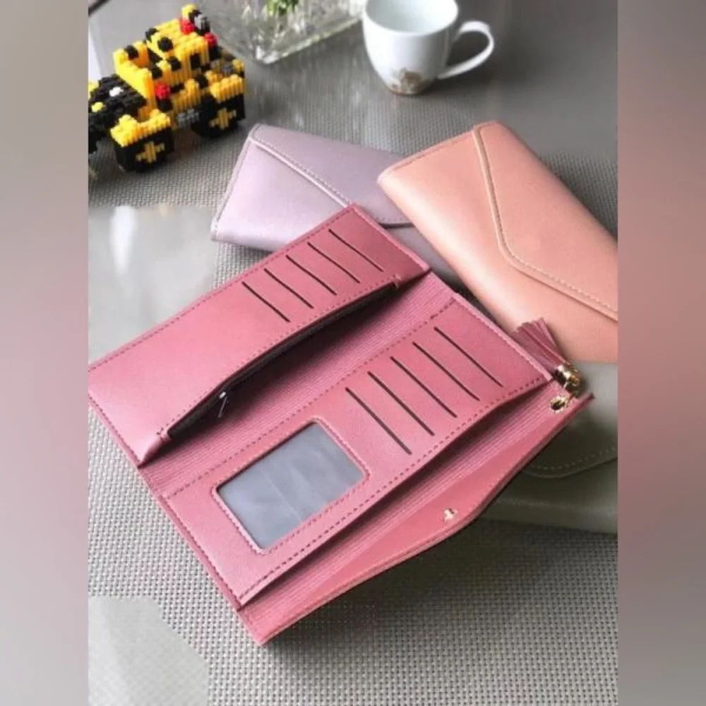 NWT Premium PU Leather Continental Fold Over Wallet
